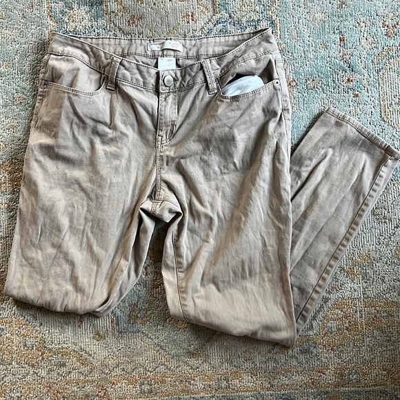 No boundaries mid-rise tan pant size 17 - Picture 1 of 2